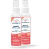 imageWondercide  Mosquito Tick and Insect Repellent with Natural Essential Oils  DEETFree Bug Spray and Killer  Safe for Family  Lemongrass 2Pack of 4 oz BottlePeppermint