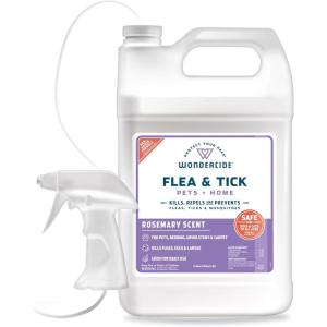 Wondercide – Flea, Tick & Mosquito Spray for Pets and Home with Natural Essential Oils – Killer, Control, Prevention, Treatment – Lemongrass 16 oz(Rosemary)