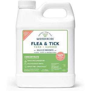 Wondercide – Flea and Tick Spray Concentrate for Yard and Garden with Natural Essential Oils – Kill, Control, Prevent, Fleas, Ticks, Mosquitoes and Insects – Safe Around Pets, Plants, Kids – 32 oz(32 Fl Oz (Pack of 1))