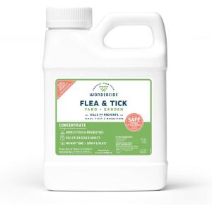 Wondercide – Flea and Tick Spray Concentrate for Yard and Garden with Natural Essential Oils – Kill, Control, Prevent, Fleas, Ticks, Mosquitoes and Insects – Safe Around Pets, Plants, Kids – 32 oz(16 Fl Oz (Pack of 1))