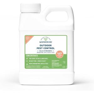 Wondercide – Outdoor Pest Control Spray Concentrate with Natural Essential Oils – Mosquito, Ant, Roach, and Insect Killer, Treatment, and Repellent – Safe Around Pets, Plants, Kids – 1 Gallon(16 Ounce (Pack of 1))